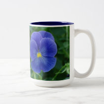 Blue Pansies mugs