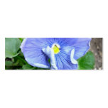 Blue Pansy Bookmark Business Card