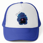 Blue Pansy Flower Trucker Hats