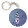 Blue Paper Robot Key Chain