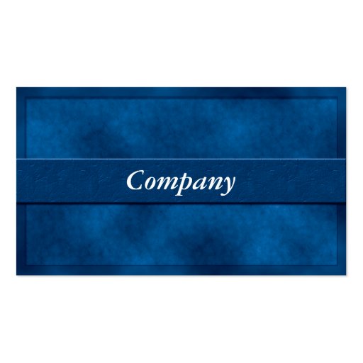 Blue Parchment Business Card (back side)
