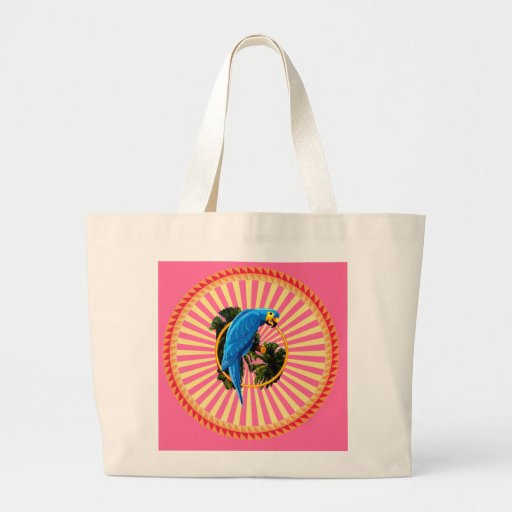 blue parrot bag