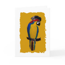 Blue Parrot cards by Party_Pets Blue Parrot cards