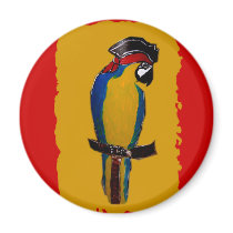 Blue Parrot magnets