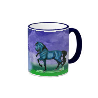 Blue Paso Fino Horse Mug