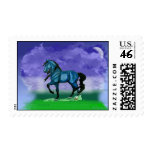 Blue Paso Fino Horse stamp