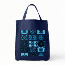 Blue Patchwork Bag by Rb_barnes2 Blue Patchwork Bag
