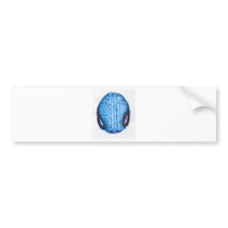 Blue Pattern 2 Bumper Stickers