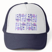 Blue Pattern hats