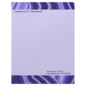 blue pattern letterhead