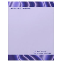 blue pattern letterhead