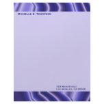 blue pattern letterhead