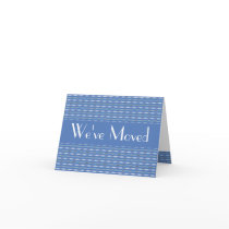 blue pattern moving card