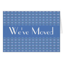 blue pattern moving card