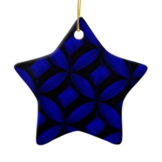 Blue Pattern Ornament