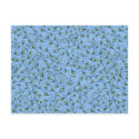 Blue Pattern Postcard