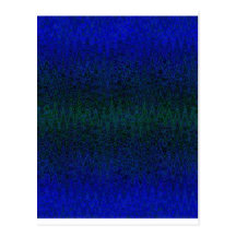 Blue Pattern Postcard