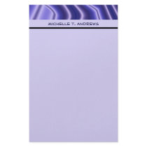 blue pattern stationery