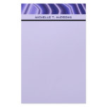 blue pattern stationery design