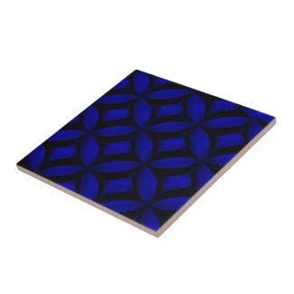 Blue Pattern Tile