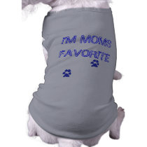 blue-paw-print, blue-paw-print, I'M MOMS FAVORITE pet clothing by KIMB614 blue-paw-print, blue-paw-print, I'M MOMS FAVORITE pet clothing