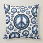 Blue Peace American MoJo FLIP Pillow pillows