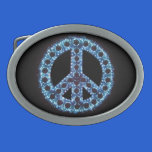 Blue Peace Belt Buckle belt buckles