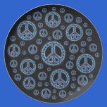 Blue Peace Plate plates