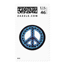 blue peace postage