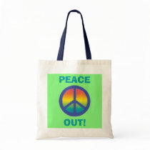 Blue Peace  Sign bags