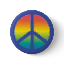 Blue Peace  Sign buttons