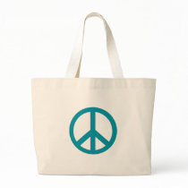 Blue Peace Sign Products bags