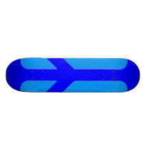 Blue Peace Skate Board Deck