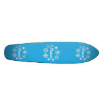 Blue Peace Snowflakes Skateboard Decks