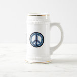 Blue Peace Stein mugs