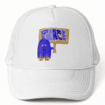 Blue Peace word Hat