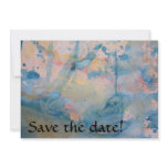 Blue/ Peach Undersea Custom Invite