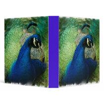 Blue Peacock Binder