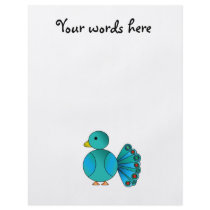 Blue peacock flyers