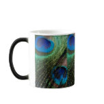 Blue Peacock Stained Glass mugs