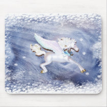 blue pegasus mousepads