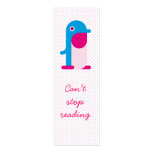 Blue Penguin Bookmark Business Cards