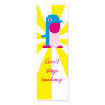 Blue Penguin Bookmark Business Cards