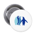 Blue Penguins Pinback Buttons