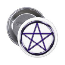 Blue Pentagram Buttons