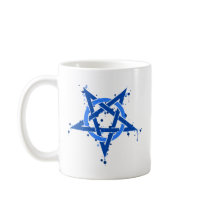 Blue Pentagram Mug