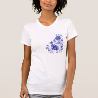 Blue Peony T-shirt