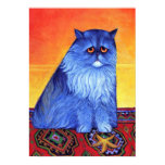 Blue Persian with Starfish