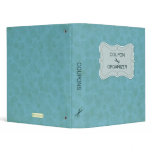 Blue Personalized Coupon Organizer Binder