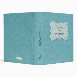 Blue Personalized Coupon Organizer Binder